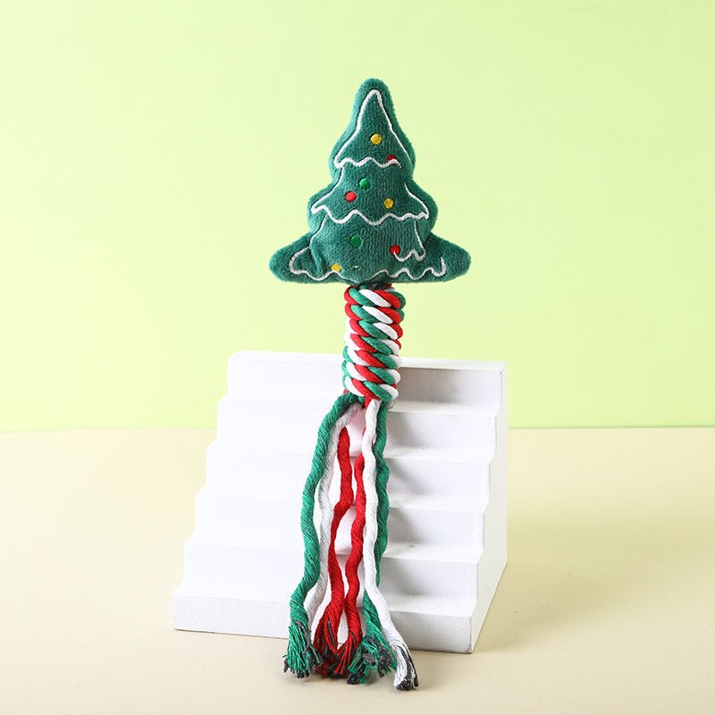 Christmas Rope Plush Dog Toys – photo 8