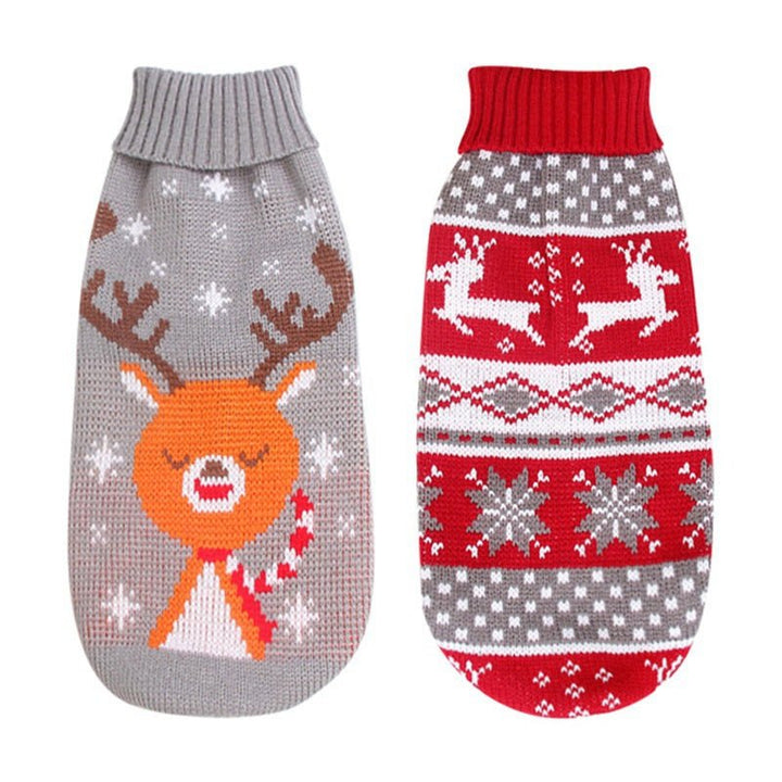 Holiday Knit Turtleneck Dog &amp; Cat Sweater – photo 4