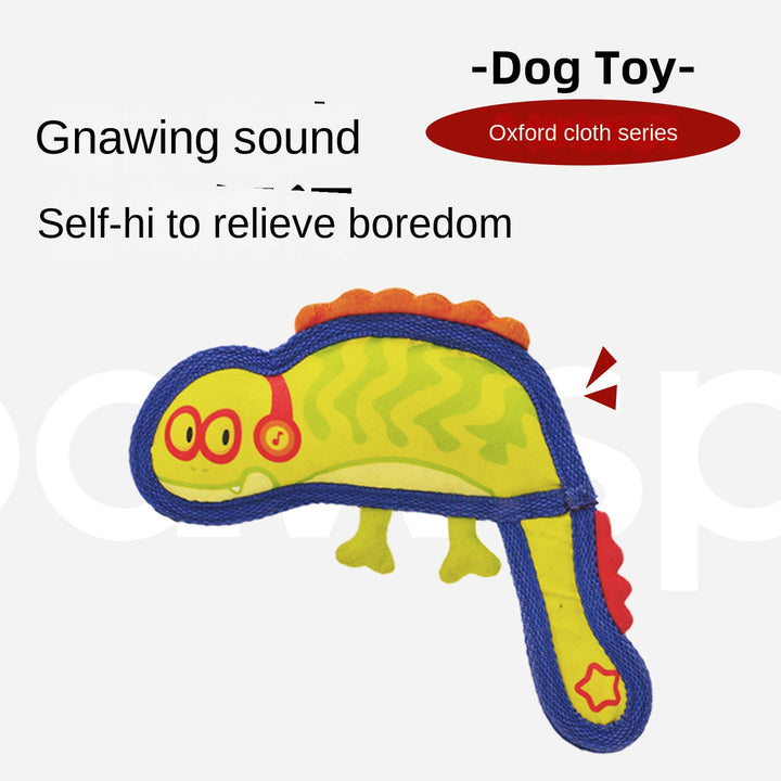 1pawspace Dopaminosaurus Squeaky Oxford Dog Toy – Dragon or Chameleon – photo 5