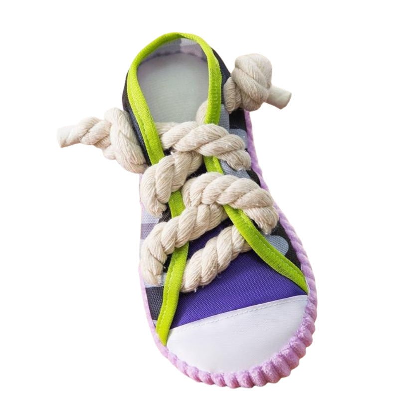 Sneaker Rope Plush Dog Toy