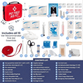 Bild in Galerie-Betrachter laden, Pet First Aid Kit for Dogs & Cats with Vet-Approved Essentials by Rubyloo
