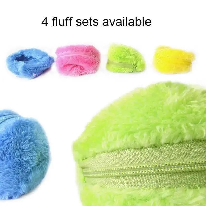 SmartPaws Automatic Plush Ball Pet Toy Self Moving Rolling Interactive Toy For Dogs Cats With Safe Soft Exterior by Nai Pet Store