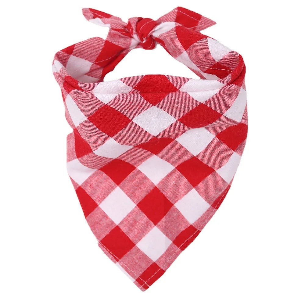 Buffalo Plaid Cotton Dog Bandana – photo 9
