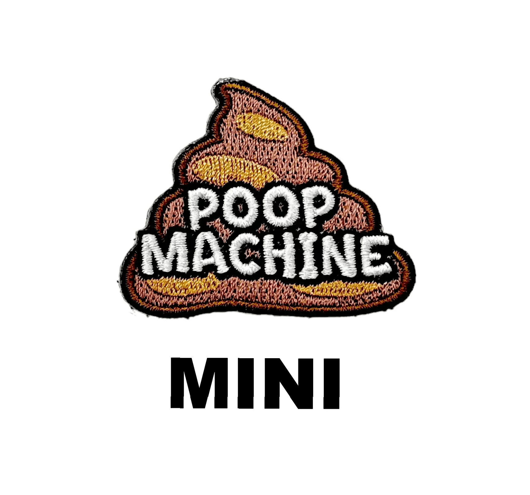 Poop Machine Mini Morale Patch Hook Backing Vest Harness by kiloninerpets
