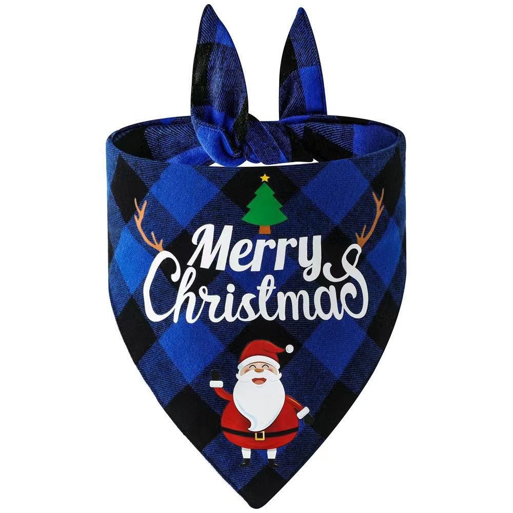 Christmas Plaid Dog &amp; Cat Bandana – photo 13