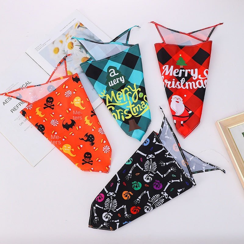 Holiday Dog & Cat Bandana – Halloween, Christmas & Fall Prints – photo 2