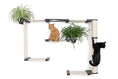 Bild in Galerie-Betrachter laden, The Gardens Cat Condo by Catastrophic Creations; modern wall-mounted cat tree with plants
