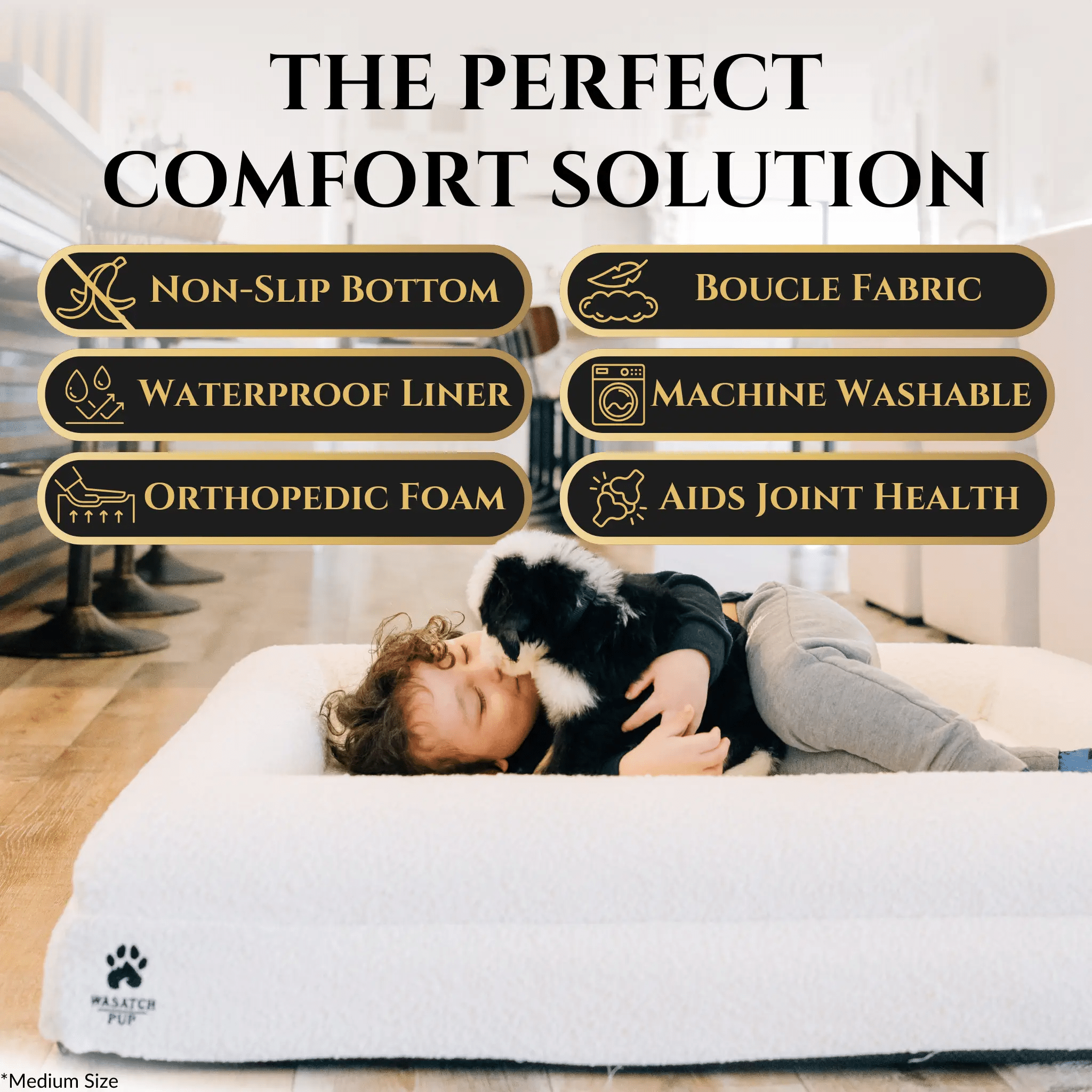 Luxury Orthopedic Dog Bed by Wasatch Pup