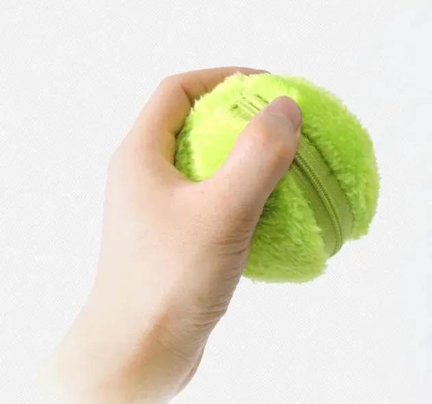 SmartPaws Automatic Plush Ball Pet Toy Self Moving Rolling Interactive Toy For Dogs Cats With Safe Soft Exterior by Nai Pet Store