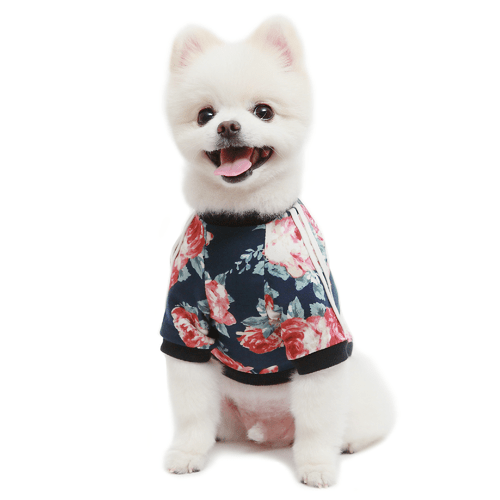 Flower Jersey Pet T-Shirt