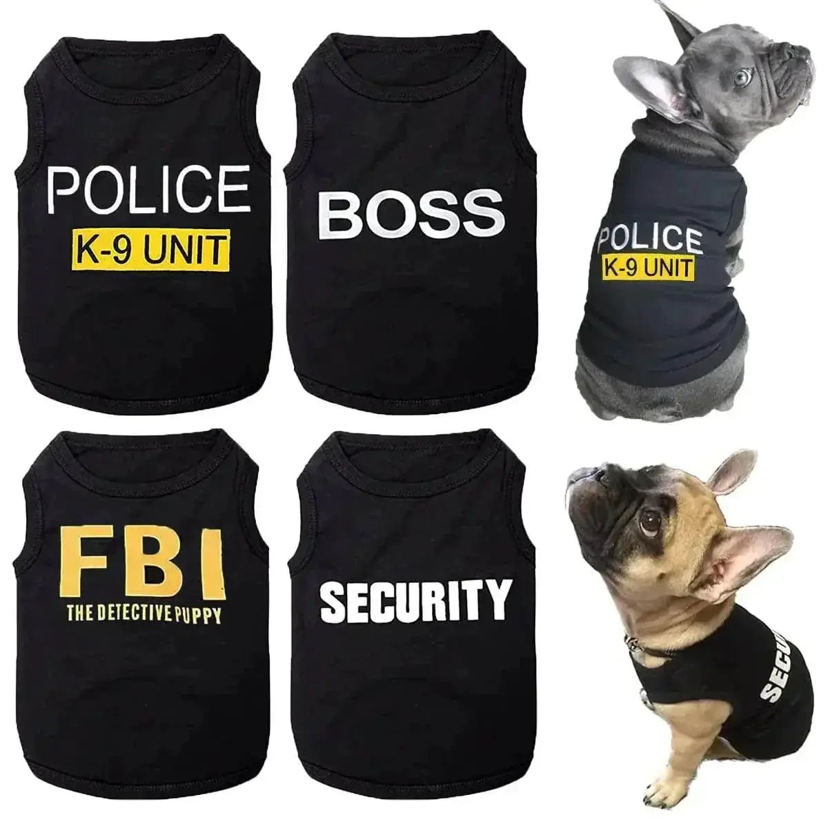Premium 4 Pack Soft Cotton Dog Cat Shirt Set Comfortable Fit Pet by Nai Pet Store