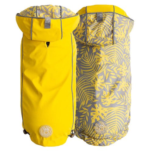 GF Pet Reversible Elasto-Fit Raincoat, Yellow