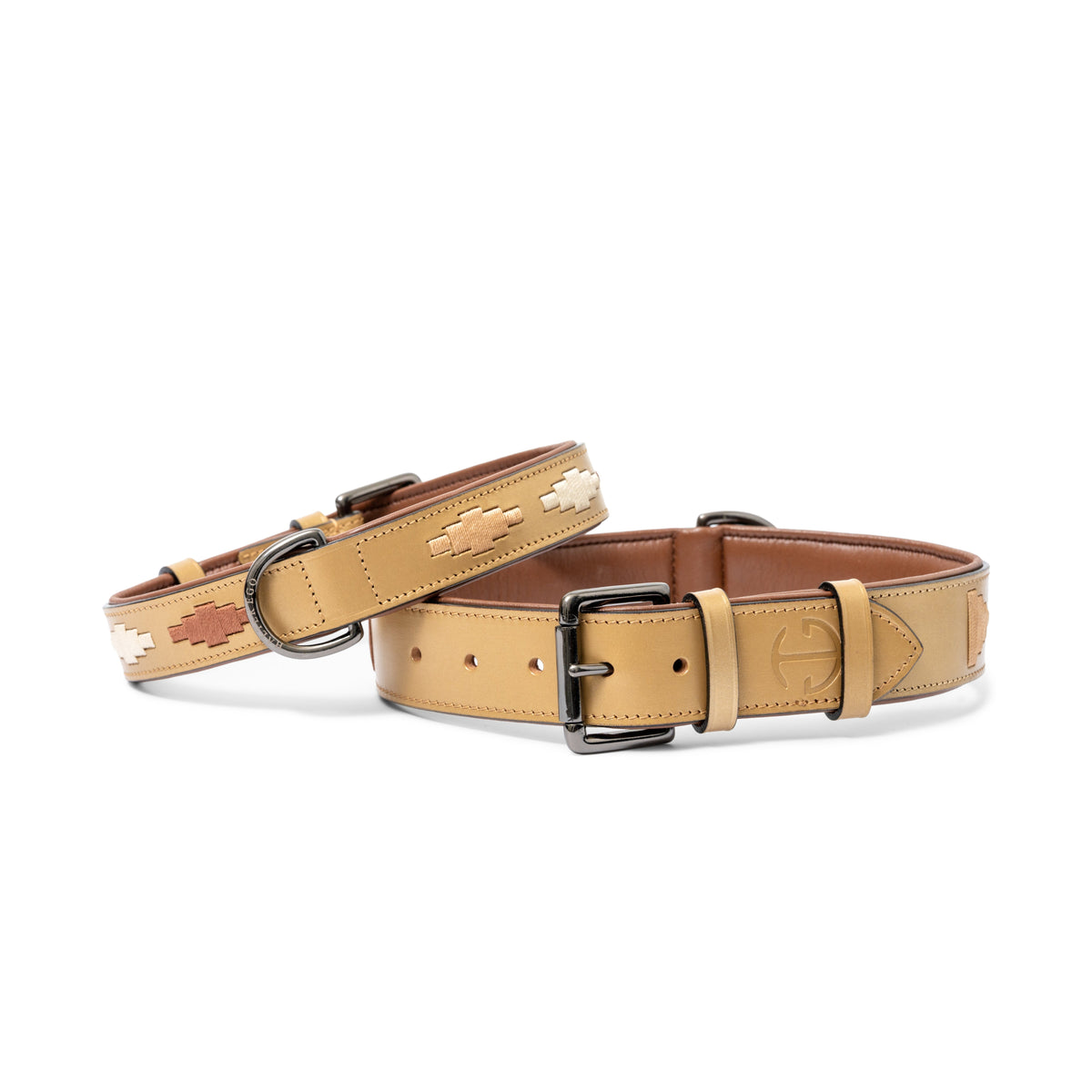 Halter Ego Gilded Solstice Leather Dog Collar