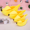 Load image into Gallery viewer, Premium Banana Pet Bed Funny Shaped Soft Warm Dog Cat House Portable by Furr Baby Gifts
