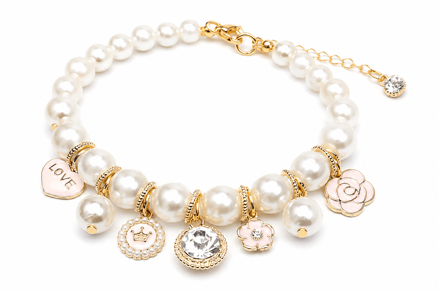 The Vintage Pearl Bow Cat & Dog Necklace - Standard Collars from For Animals, With Love