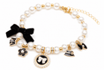 Load image into Gallery viewer, The Vintage Pearl Bow Cat & Dog Necklace - Standard Collars from For Animals, With Love
