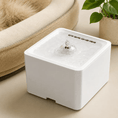 Bild in Galerie-Betrachter laden, Ultra Silent Circulating Pet Drinking Fountain, 3800ML, white cube-style fountain for cats and dogs.
