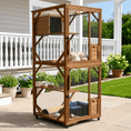 Carica l'immagine nel visualizzatore della galleria, The Rolling Retreat Outdoor Cat Catio
