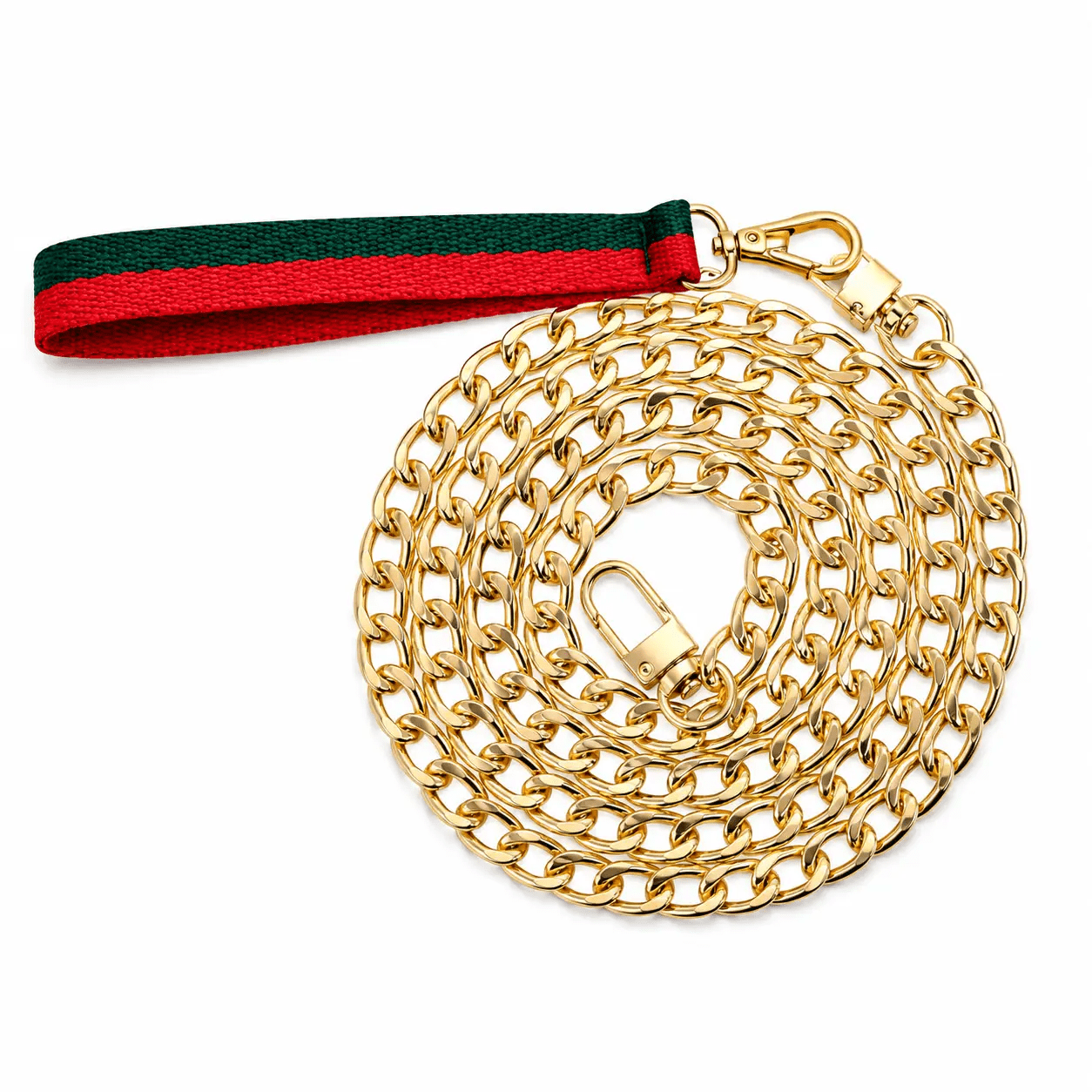 The Milano Stripe Canvas Dog Leash