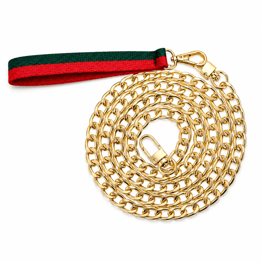 The Milano Stripe Canvas Dog Leash