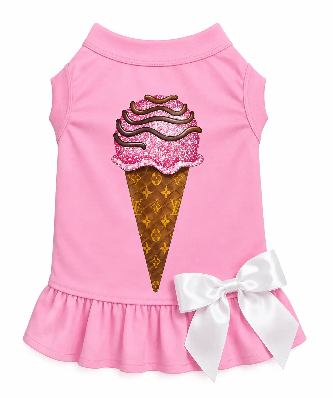 The Chewy Couture Ice Cream Dog Dress