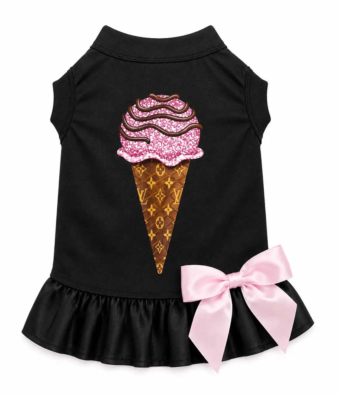 The Chewy Couture Ice Cream Dog Dress