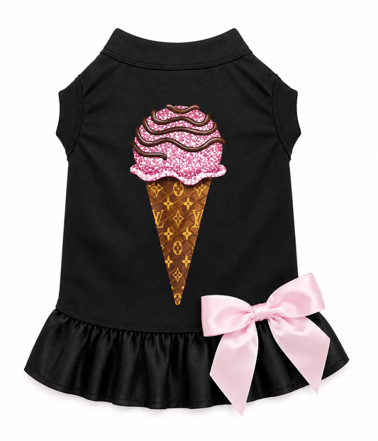 The Chewy Couture Ice Cream Dog Dress
