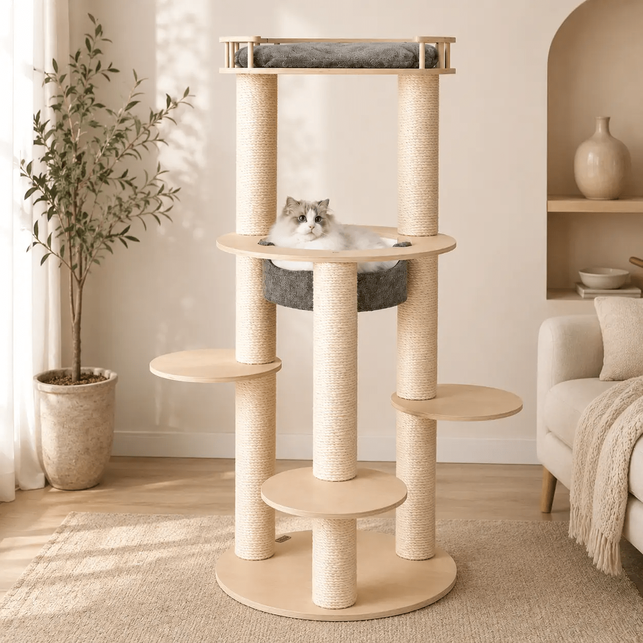 The Montauk 5-Level Cat Tower