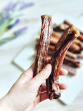 Load image into Gallery viewer, Beef pizzle sticks by Naked Beasts, brown dried dog chews
