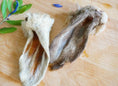 Load image into Gallery viewer, Lamb ears, furry and non-fur textures, two pieces on a wooden board

