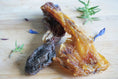 Load image into Gallery viewer, Beef Backstrap jerky slices, grass-fed fat-trimmed, two pieces
