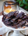 Load image into Gallery viewer, Beef Heart thin-cut, fat-trimmed by Naked Beasts on a white plate
