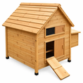 Carica l'immagine nel visualizzatore della galleria, Solid fir wood outdoor chicken coop with run by For Animals, With Love

