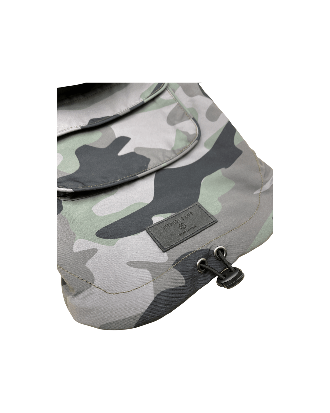 Bespoke Paws Dani Waterproof Camo Dog Raincoat