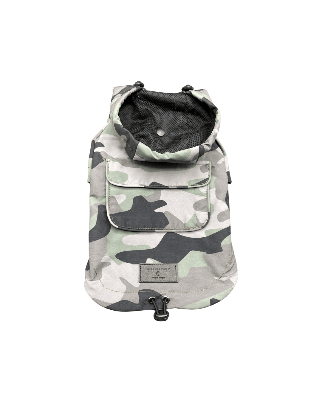 Bespoke Paws Dani Waterproof Camo Dog Raincoat