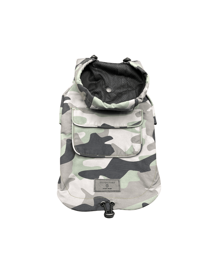 Bespoke Paws Dani Waterproof Camo Dog Raincoat