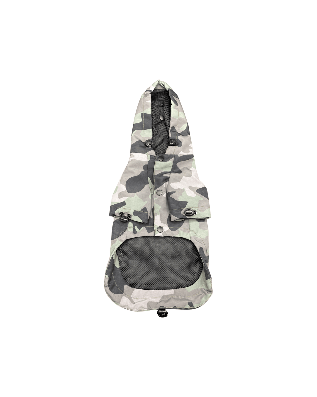 Bespoke Paws Dani Waterproof Camo Dog Raincoat