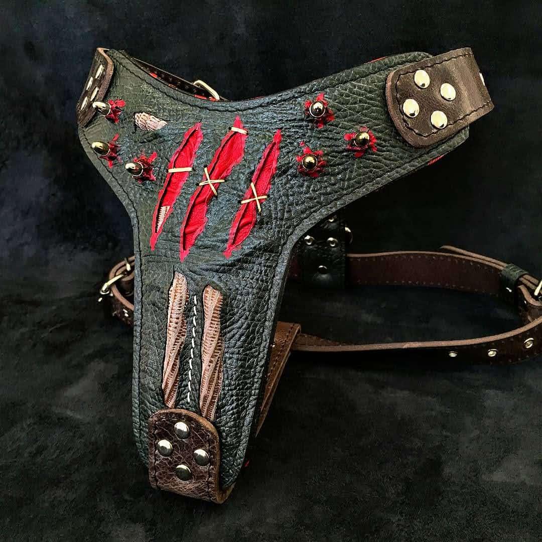 The ''Haunted'' harness LIMITED - Pet Collars & Harnesses from Bestia Dog Gear