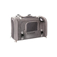 Charger l'image dans la visionneuse de la galerie, Mr. Peanut's Monterey Series airline-compliant horizontal backpack pet carrier in grey heather with mesh panels.
