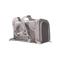 Charger l'image dans la visionneuse de la galerie, Mr. Peanut's Monterey Series airline compliant horizontal backpack pet carrier in gray fabric with mesh ventilation.
