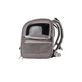 Charger l'image dans la visionneuse de la galerie, Mr. Peanut's Monterey Series airline-compliant horizontal backpack pet carrier in grey fabric with mesh panels

