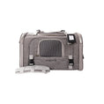 Charger l'image dans la visionneuse de la galerie, Mr. Peanut's Monterey Series airline-compliant horizontal backpack pet carrier in grey fabric with mesh window
