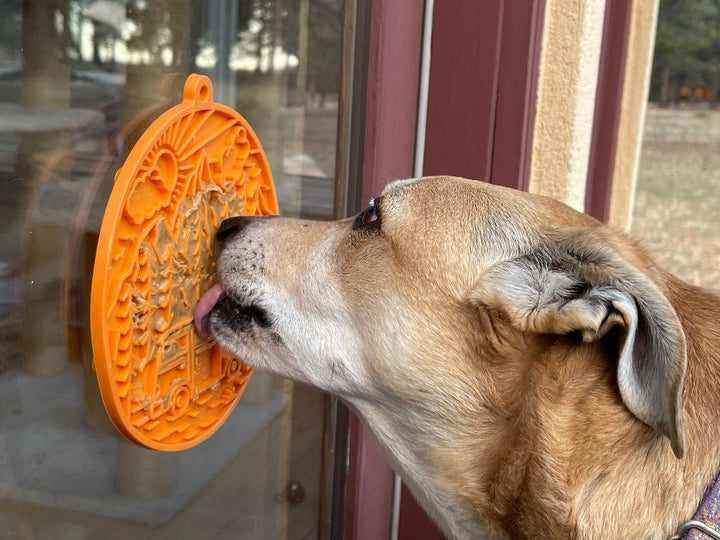 SodaPup Camp eMat TPE dog lick mat with suction cups, view 13