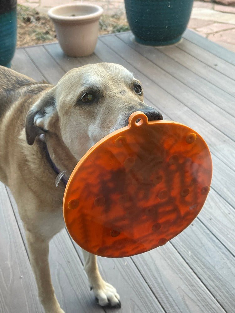 SodaPup Camp eMat TPE dog lick mat with suction cups, view 14