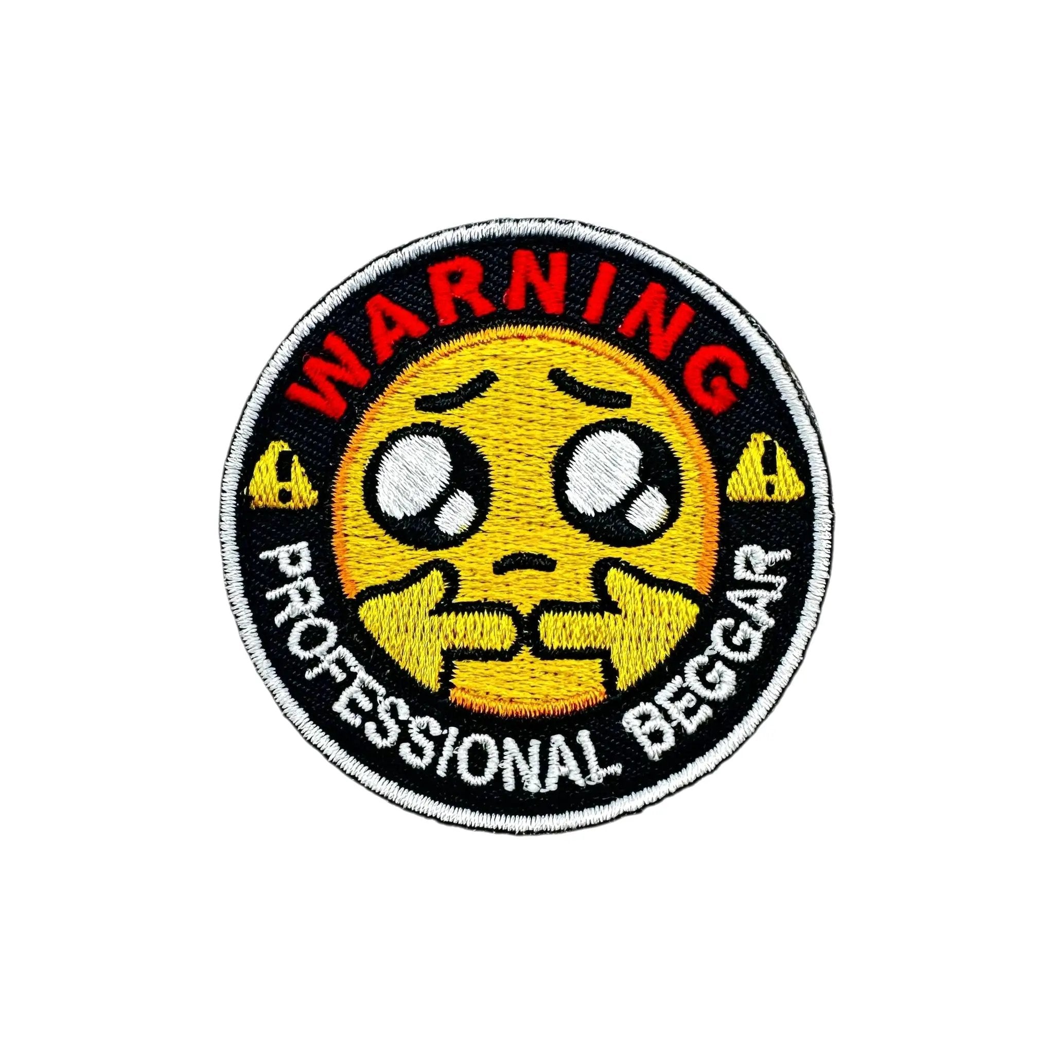 Professional Beggar 2.25 Inch Round Embroidered Morale Hook Patch by kiloninerpets