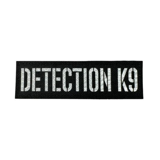 Detection K9 Laser Cut Reflective Morale Patch Hook Fastener 1.5 X 5 by kiloninerpets