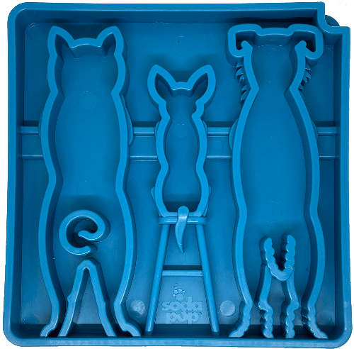 SodaPup Waiting Dogs TPE eTray shallow slow feeder for dogs