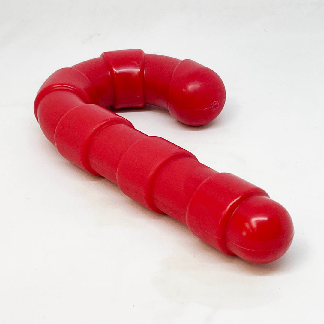 SodaPup Candy Cane red nylon dog chew toy, view 6