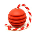 Cargar la imagen en la vista de la galería, USA-K9 Stars And Stripes Red Rubber Dog Toy For Handlers Ultradurable Natural Rubber Made In Usa by SodaPup/True Dogs, LLC
