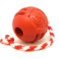 Cargar la imagen en la vista de la galería, USA-K9 Stars And Stripes Red Rubber Dog Toy For Handlers Ultradurable Natural Rubber Made In Usa by SodaPup/True Dogs, LLC
